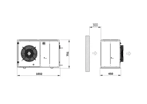 mh1x400 Сплит-система RIVACOLD THUM140Z1211RVC