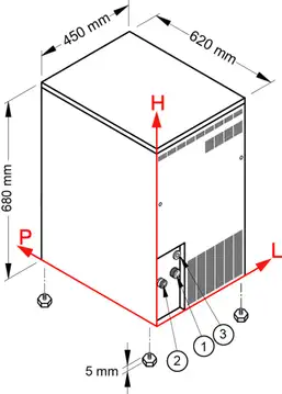 slt100-tech Льдогенератор NTF SLT 100 W