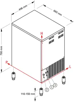 Льдогенератор NTF SLF 225 A