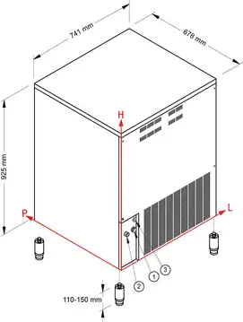 slf320-tech Льдогенератор NTF SLF 320 A