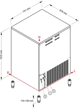 slf355-tech Льдогенератор NTF SLF 355 A