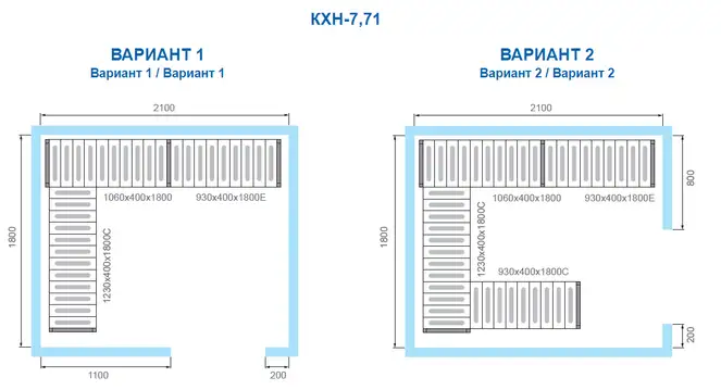 khn-7,71 Холодильная камера POLAIR кхн-7,71 1960х2260х2200