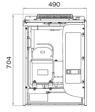 Холодильный моноблок Polair Standard MM 111 S