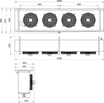 LCM 583-3 Сплит-система низкотемпературная Intercold LCM 583