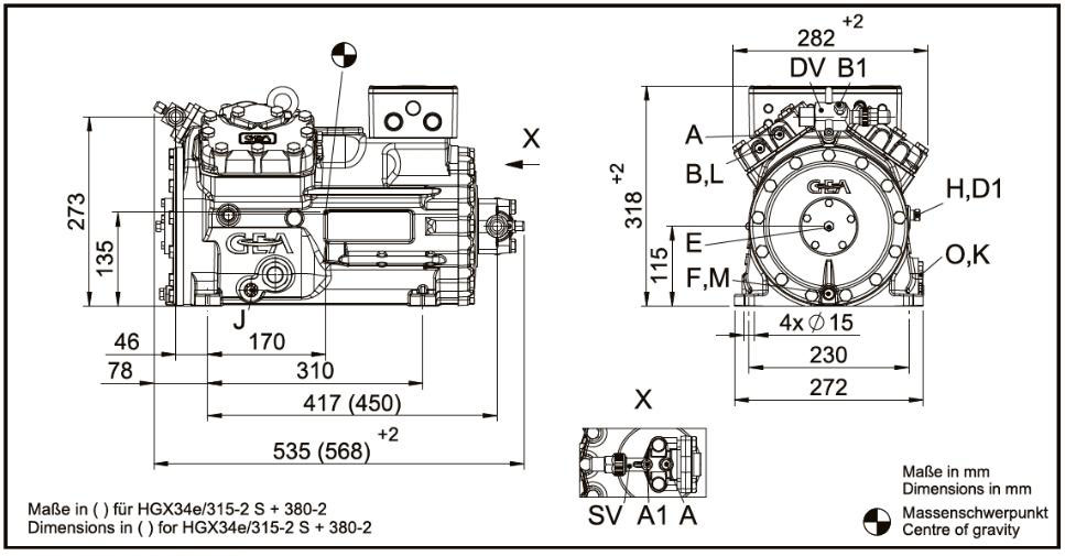 Bock HGX34e/215 Схема