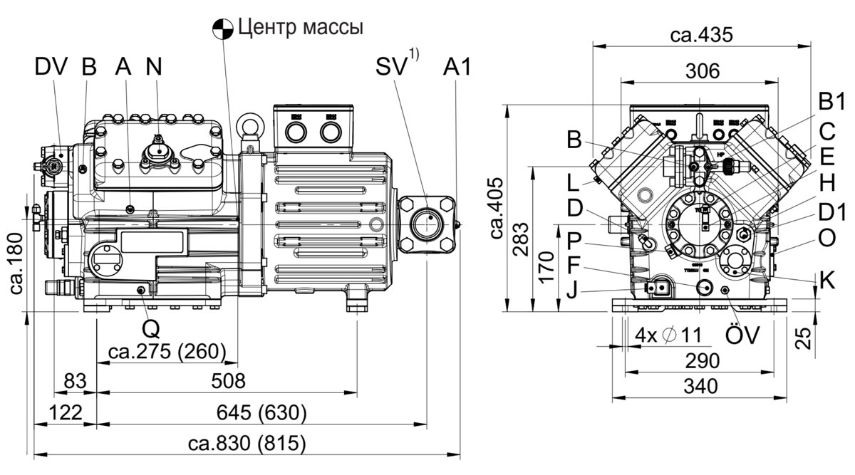 Bock HGX5 945 4 Схема Bock HGX5 945 4 Схема